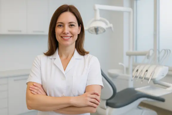 woman dentist who had a mindset shift to ceo