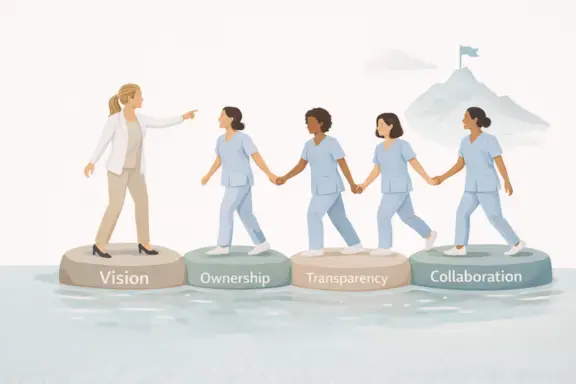 woman dentist teaching the concepts of leading dental teams through change